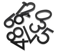 MUCKLILY Numeri Civici Adesivi 3d da Parete 10 Pezzi Numeri di Indirizzo Versatili per Porta e Cassetta Postale da Attaccare per Casa Hotel e Ufficio Facili da Installare e Visibili