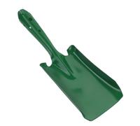 MUCKLILY Paletta Raccogli Cenere in Ferro Verde Bordi Lisci per Pulizia Stufa e Carbone, Strumento Pratico per Cenere da Stufa e Giardino