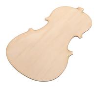 MUCKLILY Pannello Posteriore Violino 4/4 in Legno per Liuteria e Restauro | Superficie Grezza, Curve Levigate a Mano, Stabilità Nelle Riparazioni, Finitura Personalizzabile per Strumenti