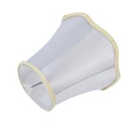 MUCKLILY Paralume a Campana Plissettato Argento, Paralume Piccolo Coprilampada con Clip, Copertura per Plafoniera Decorativa per Lampade a Sospensione da Tavolo in Soggiorno e Camera