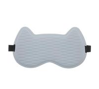 MUCKLILY per Dormire per con Cinturino Elastico Regolabile Maschera Occhi 3D a Forma di Orso in Peluche Morbido che Blocca la Luce per Sonno Confortevole a Casa e Viaggi