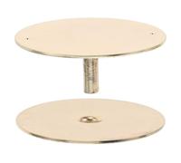 MUCKLILY Piastra Copri Foro Porta in Elettroplaccato Oro con Viti Incluse Copertura per Serrature e Nottolini Resistente e Facile da Installare per Riparazione e Rinforzo Porte