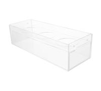 MUCKLILY Portabicchieri per Bevande Ghiacciate Design Salvaspazio 6 Scomparti in Acrilico Trasparente a 2 Livelli per Bar e Caffè