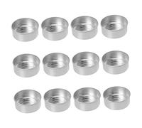 MUCKLILY Portacandele in Alluminio Set da 50 Pezzi Vassoio Decorativo per Design Resistente per Feste Matrimonio e Cene Romantiche