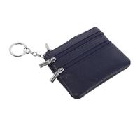 MUCKLILY Portamonete in Pelle con Cerniera Piccolo Multiuso Portachiavi e Porta Carte D’Identità Pochette da Donna Compatta per Monete Rossetto e Organizer per Uso Quotidiano