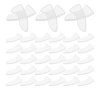 MUCKLILY Protezione per Lame da Cucina in Plastica Trasparente Morbida, Copricoltello Antigraffio Grande 500 Pezzi, Custodia Leggera Salvaspazio per Coltelli da Cucina e Uso in Viaggio