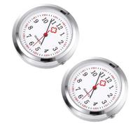 MUCKLILY Quadrante Per Orologio Da Tasca Al Quarzo 2 Pezzi, Quadrante Per Orologio Infermiere Fai Da Te, Materiale Durevole e Versatile, Adatto Per Progettazione Manuale e Uso Quotidiano