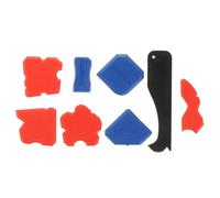 MUCKLILY Raschietti per Sigillatura in Silicone Resistenti Utensili Professionali per Calafataggio e Rimozione Mastice Kit Multifunzione per Rifinitura di Giunti e Cuciture