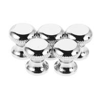 MUCKLILY Ricambio Dado Manopola Macinapepe 15mm in Acciaio Inox, Set 5 Pezzi per Macinino Spezie Manuale da Cucina, Accessori per Meccanismo Macina Pepe e Sale