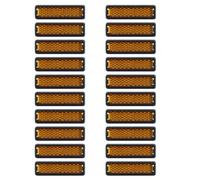 MUCKLILY Riflettori per Pedali Bici da Strada 20 Pezzi, Catarifrangenti per Raggi Biciclette Mountain Bike, Dispositivo di Avviso Sicurezza Ciclismo Notturno, Facile da Installare