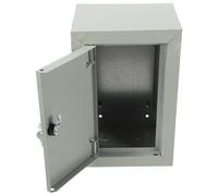 MUCKLILY Scatola Elettrica Esterna in Acciaio Resistente per Giardino e Uso Industriale Cassetta Derivazione Robusta con Chiusura Ermetica e Struttura Versatile