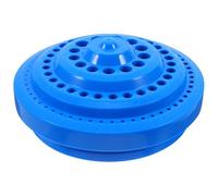 MUCKLILY Scatola Portaoggetti per Punte da Trapano 100 Fori Custodia per Punte di Rettifica per Unghie Valigia Portautensili Compatta Base Solida Antiscivolo per Organizzazione e