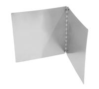 MUCKLILY Schermo Antispruzzo Pieghevole per Piano Cottura Paraschizzi e Protezione Antischizzi in Acciaio Inox Resistente al Calore Barriera Antiolio Set per Padella per Cucina Domestica