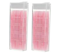 MUCKLILY Scovolino Portatile 120 Pezzi Pulisci Denti Ergonomico per Uso Rimuove Residui Denti Strumento Compatto per Gengive Sensibili
