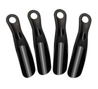 MUCKLILY Set 4 Pezzi Calzascarpe in Plastica Manico Sollevatori per Scarpe e Stivali Accessori Leggeri e Compatti per Anziani Viaggi e Uso Quotidiano