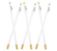 MUCKLILY Set 6 Matite Trucco Multifunzionali per Sopracciglia e Barba con Temperamatite Integrato Matite Eyeliner Waterproof Resistenti allo Sbiadimento per Viaggi e Cura del Viso