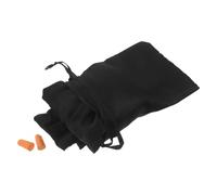 MUCKLILY Set da 1 Maschera per Dormire in Seta Imitata con Cinturino Regolabile, Copri Occhi Oscurante e Paraorecchie Antirumore con Custodia per Viaggi e Sonno Notturno