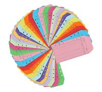 MUCKLILY Set da 36 Buste Colorate per Deposito Contanti A6, Buste Riutilizzabili in Cartoncino Robusto Sigillo di Sicurezza per Gestione Budget, Contabilità e Mance per Colore Casuale