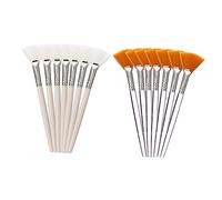 MUCKLILY Set Di Pennelli Cosmetici 14 Pezzi Setole Di Cinghiale, Pennelli Per Fondotinta e Maschere, Leggero e Resistente, Kit Trucco Portatile Per Appassionati e Principianti Dell’estetica