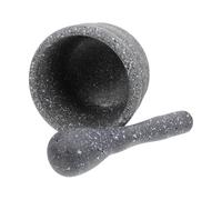 MUCKLILY Set Pestello per Aglio in Plastica 1 Pezzo Ciotola per Macinare Spezie e Pillole Strumento Manuale per Schiacciare Aglio e Condimenti Utensile da Cucina per Uso Domestico e