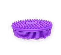 MUCKLILY Spazzola Doccia Silicone Alimentare con Massaggio Scrubber per Lavaggio e Capelluto per Bagno e Piscine