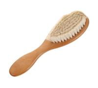 MUCKLILY Spazzola per Legno Naturale per Pettine Massaggiante con Setole Morbide per Esperienza Piacevole Durante Bagnetto per Alleviare Prurito e Stimolare