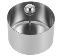 MUCKLILY Stampo Rotondo per Piatti Freddi in Acciaio Inox Argentato