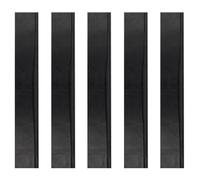 MUCKLILY Striscia di Gomma per Tergivetro 25 Cm Set da 5 Pezzi, Ricambio Flessibile Resistente All’usura per Pulizia Vetri e Finestre, Sostituzione Durevole per Tergipavimento Casa e Auto