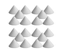 MUCKLILY Strumenti per Ceramica da 20Pezzi Supporto per Unghie in Ossido di Alluminio Bianco per Argilla Refrattaria e Forno di Fusione