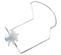 MUCKLILY Supporto per Bottiglie D’acqua in Acciaio Inox da 2-5 Litri | Base Larga, Struttura Verticale Stabile, Design Rialzato, per Casa e Camere D’albergo, Argento
