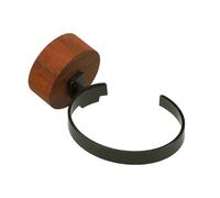 MUCKLILY Supporto Per Orologi Da Polso e Porta Braccialetti in Acrilico Base in Legno Di Noce, Espositore Singolo Minimalista Per Organizzare e Conservare Orologi Da Uomo in Negozio o Casa