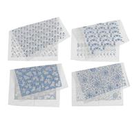 MUCKLILY Trasferimenti Sottosmalto per Ceramica, 4 Fogli di Carta