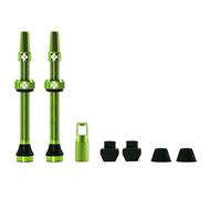 Mucoff, set di valvole MUC-Off TUBELESS 80 mm alluminio verde, sport, nero, taglia unica