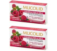 Mucolid Bronc 24 Caram. Lumaca&Lampone 2x70 g Caramelle