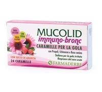 Mucolid bronc immuno caramelle per la gola gusto arancia