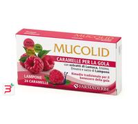Mucolid Caramelle Per La Gola Lampone 24 Caramelle