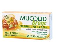 farmaderbe Mucolid bronc miele & propoli 24 caramelle