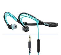 mucro Cuffie sportive cablate sopra l'orecchio dietro il collo cuffie da corsa auricolari stereo avvolgenti in-ear con microfono per jogging palestra allenamento
