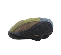 Mucros Weavers Kerry Cap, cappello irlandese da uomo, lana a spina di pesce, Multicolore, M