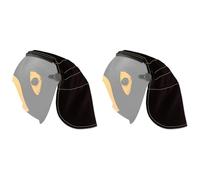 Mucshim 2 coperture per casco da saldatura, rivestimento esteso per casco da saldatura, tappi protettivi durevoli per donne e uomini A