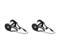 Mucshim 2 rotoli Slackline con moschettone per bambini, zip cortile, slackline scorrevole, accessori per allenamento fitness, , prato