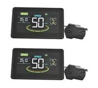 Mucshim 2 X H6C - Schermo LCD LCD per e-bike, 24 V-60 V, con USB UART per e-bike (5 pin)