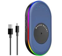 Mucshim Jiggler virtuale per mouse, mantiene il computer e il computer portatile, jiggler per mouse non riconoscibile, movimento automatico con interruttore on/off, blu