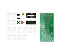 Mucshim Kit di produzione elettrica divertente Kit di precisione analogico clessidra elettronico con lampada a LED, circuito stampato a doppio strato, 84 x 40 mm