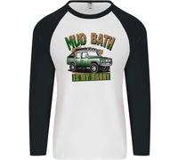 Mud Bath È Il Mio Hobby 4X4 Off Road Uomo L/S Baseball T-Shirt