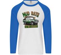 Mud Bath È Il Mio Hobby 4X4 Off Road Uomo L/S Baseball T-Shirt