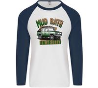 Mud Bath È Il Mio Hobby 4X4 Off Road Uomo L/S Baseball T-Shirt