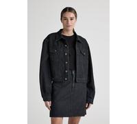 Mud Jeans Gina Jacket Dry Black Taglia: L | Giacche di jeans Outlet | Donna | Nero