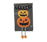 Mud Pie Asciugamano da gamba pendente, impilabile spettrale