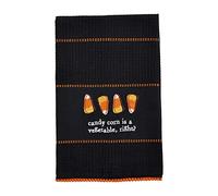 Mud Pie Asciugamano di Halloween, Candy Corn, 41 1/2 "x 26"